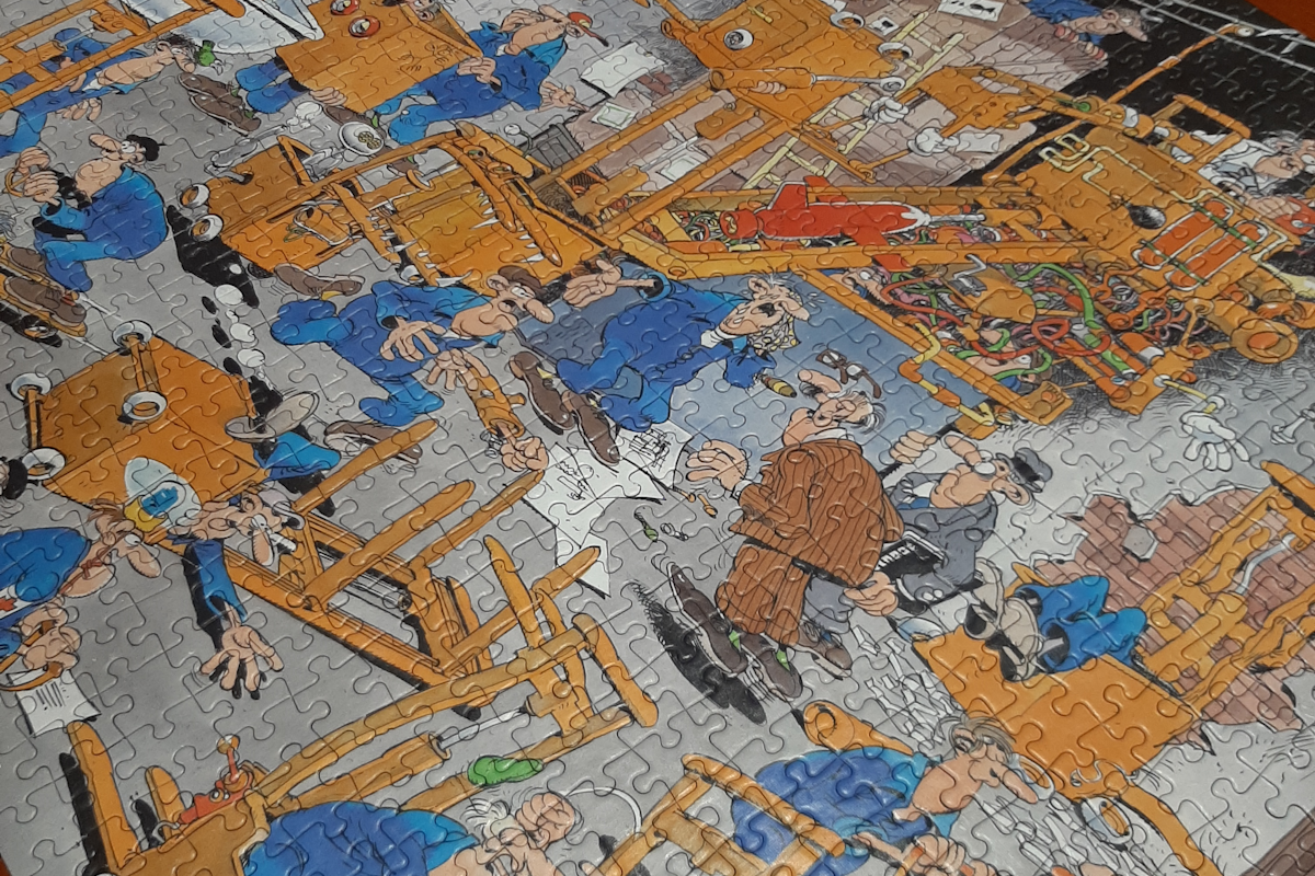 Karren maar! het verhaal van de finale op het NK legpuzzelen